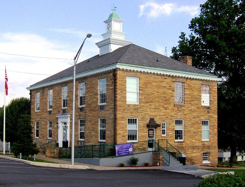 The Pickett County Courthouse in Byrdstown