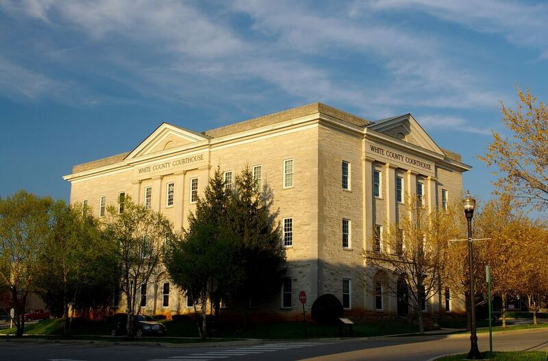 The White County Courthouse in Sparta